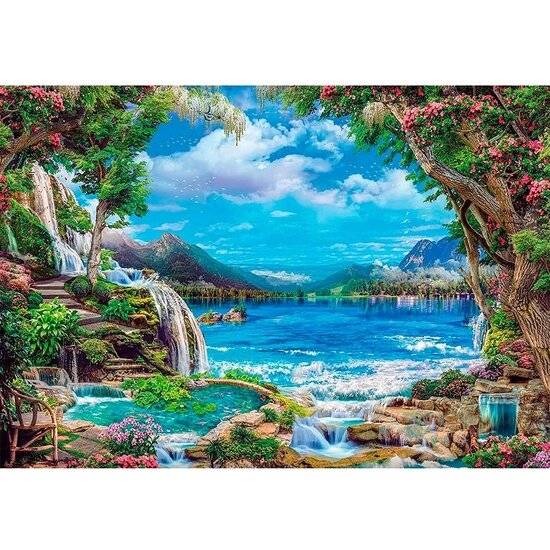 CLEMENTONI Puzzle Paradies auf Erden 2000 Teile