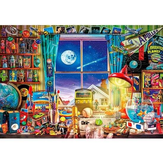 CLEMENTONI Puzzle To the Moon 500 Teile
