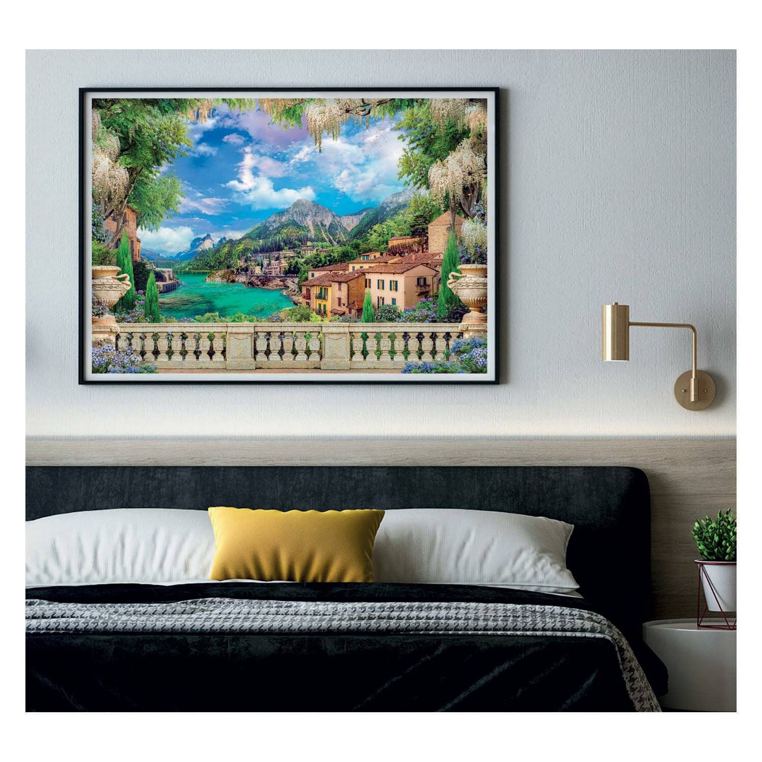 Clementoni Puzzle Terrasse am See, 3000Stück.