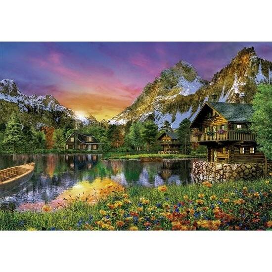 PUZZLE 6000 TEILE ALPENSEE KOLLEKTION