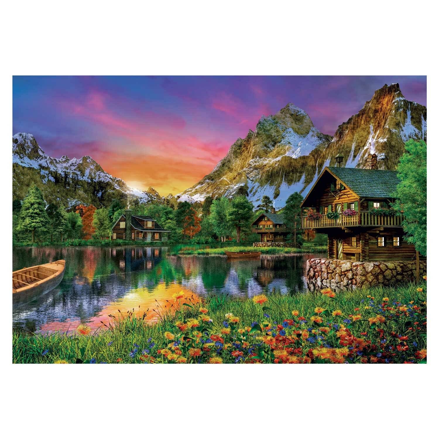 PUZZLE 6000 TEILE ALPENSEE KOLLEKTION