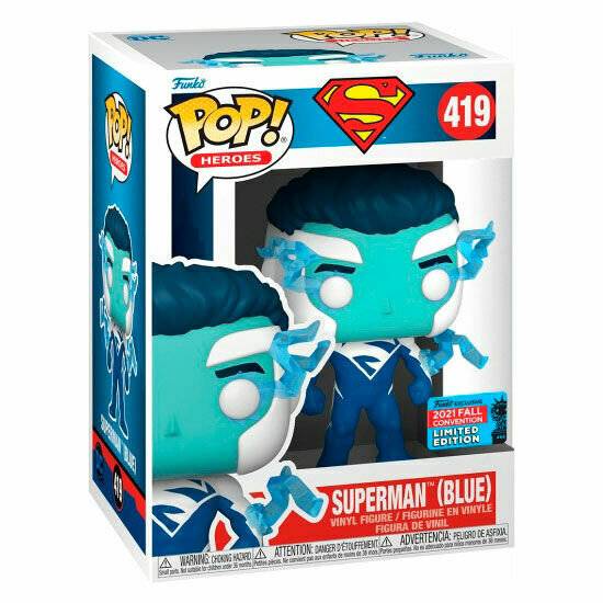 Funko POP Heroes: DC - Superman (Blau) (NYCC LE)