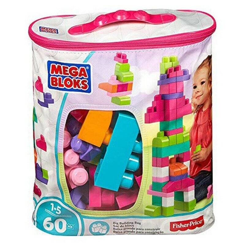 Bauklötze Mega Mattel (60 pcs) Rosa