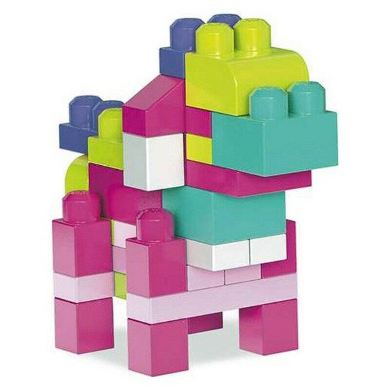 Bauklötze Mega Mattel (60 pcs) Rosa