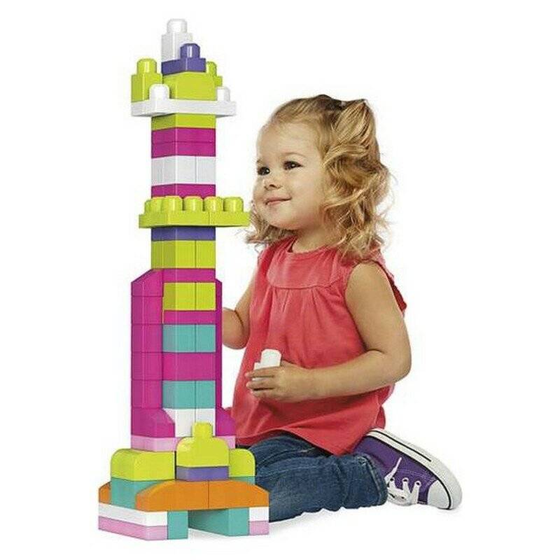 Bauklötze Mega Mattel (60 pcs) Rosa