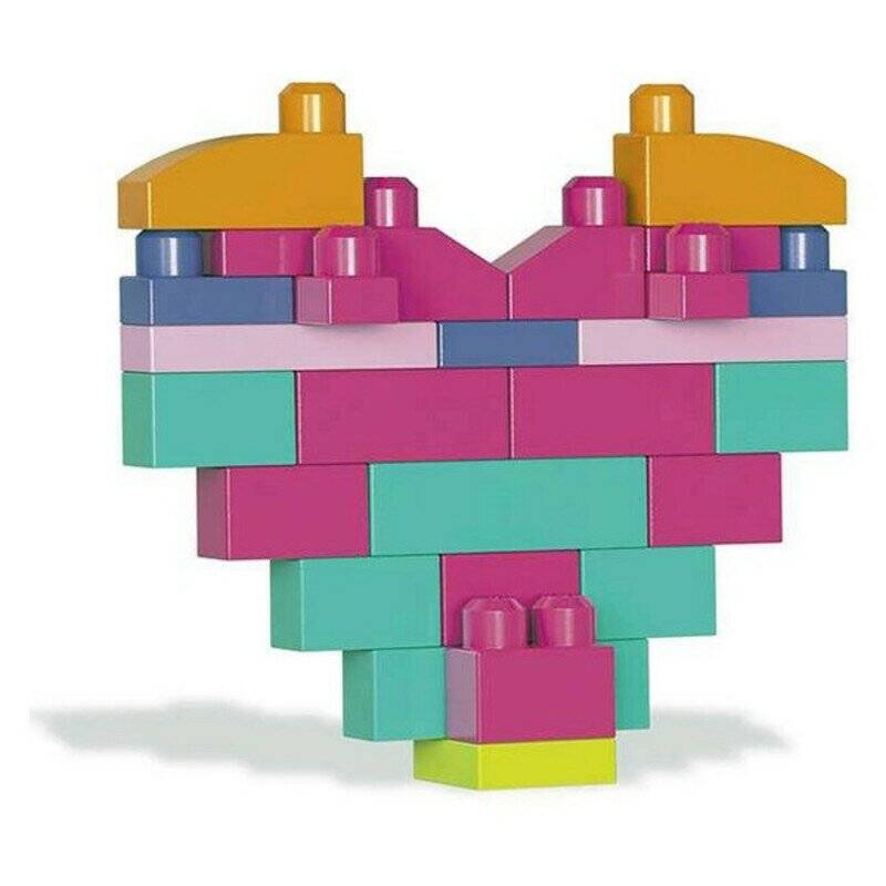 Bauklötze Mega Mattel (60 pcs) Rosa