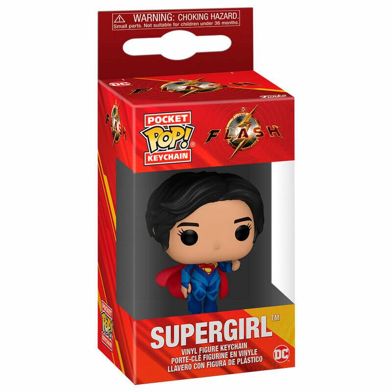 The Flash Pocket POP! Vinyl Schlüsselanhänger 4 cm Supergirl