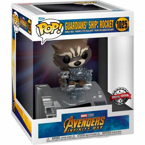 MARVEL HÜTER DER GALAXIE DELUXE POP FIGUR HÜTER SCHIFF RAKETE EXKLUSIV