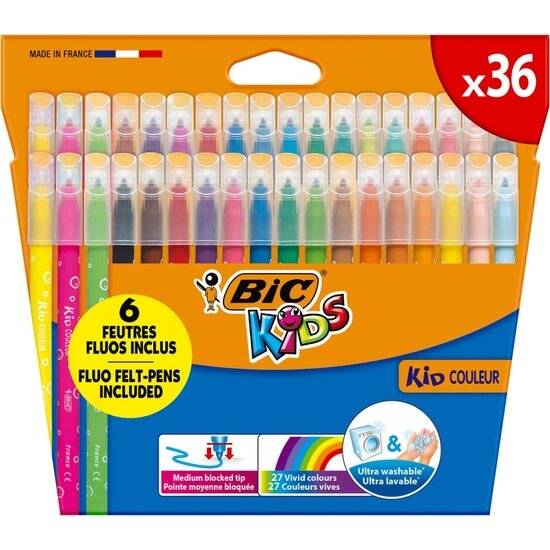 EST.36 BIC KIDS SUPER ABWASCHBARER FILZSTIFT