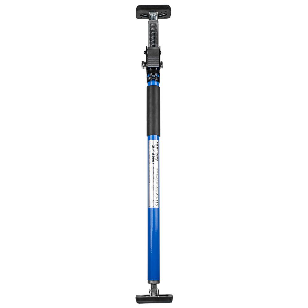 Blauschwarze Fahrradhandpumpe mit T-Griff, isoliert auf weißem Hintergrund dargestellt.