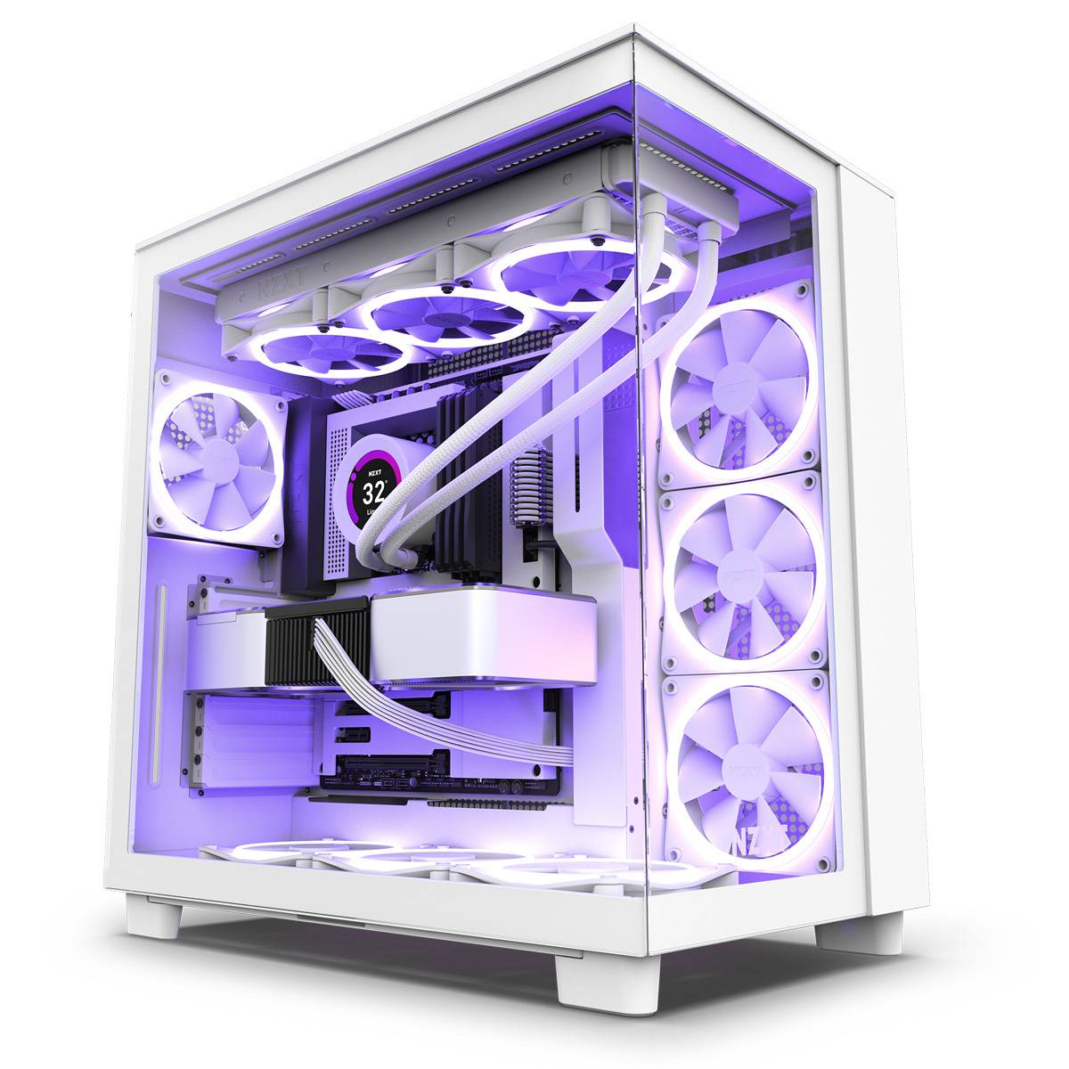 H9 All White Midi Tower