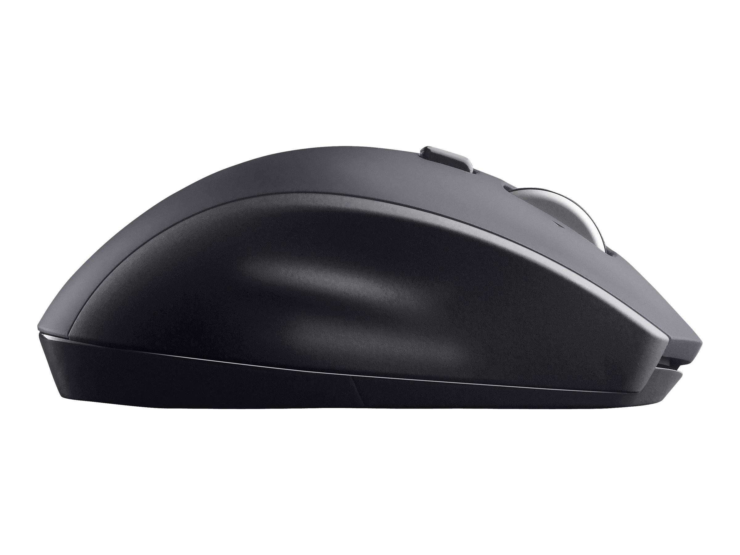 Logitech Marathon M705 - Maus - ergonomisch - Für Rechtshänder - Laser - 7 Tasten - kabellos - 2.4 GHz - kabelloser Empf