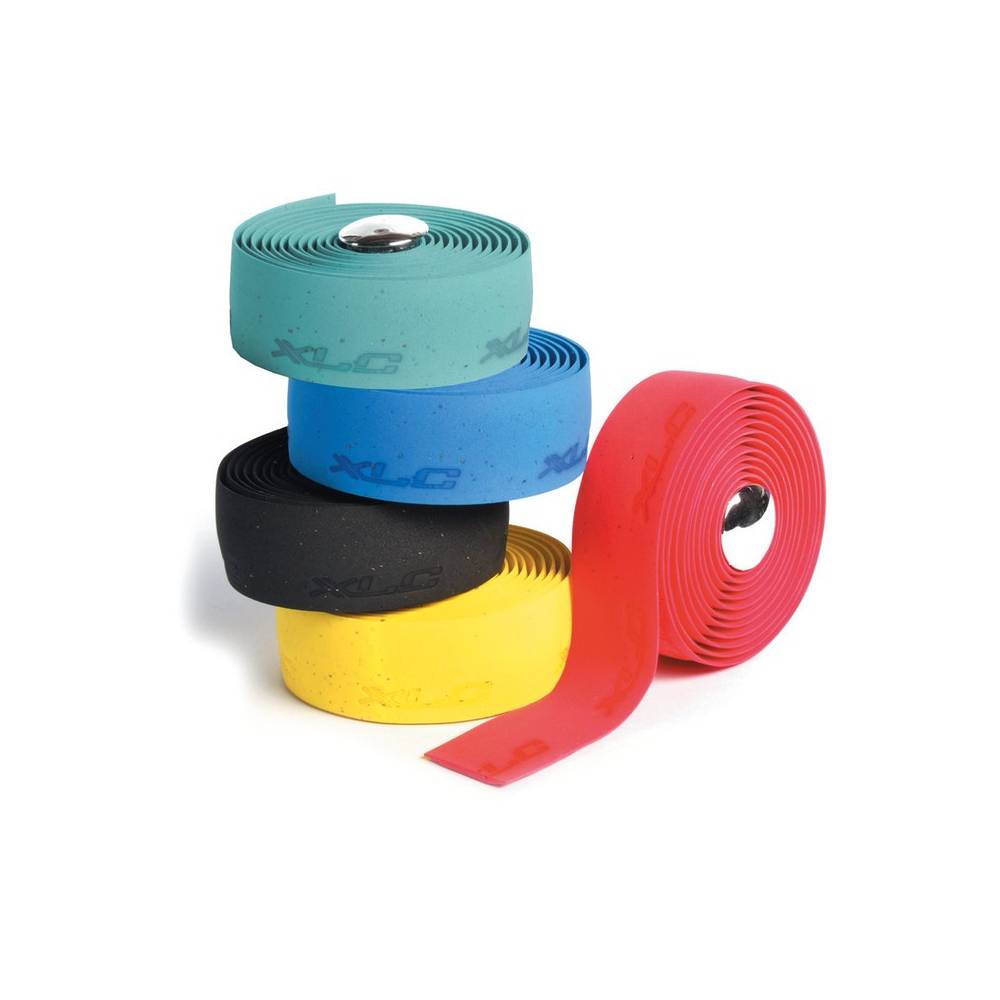 XLC GR-T01 Lenkerband Gel, Kork-style, blau (1 Paar)