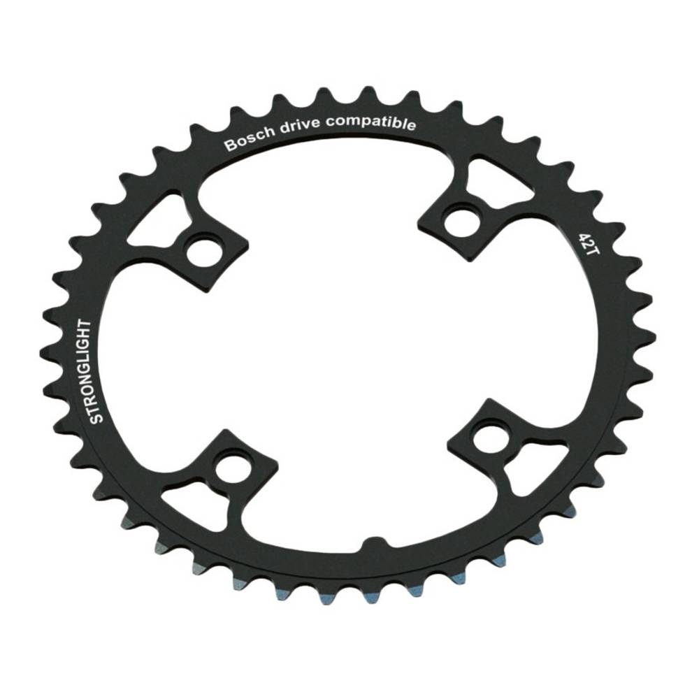 STRONGLIGHT 262551 Kettenblatt für Bosch 1 38 Zähne LK 104mm, schwarz (1 Stück)