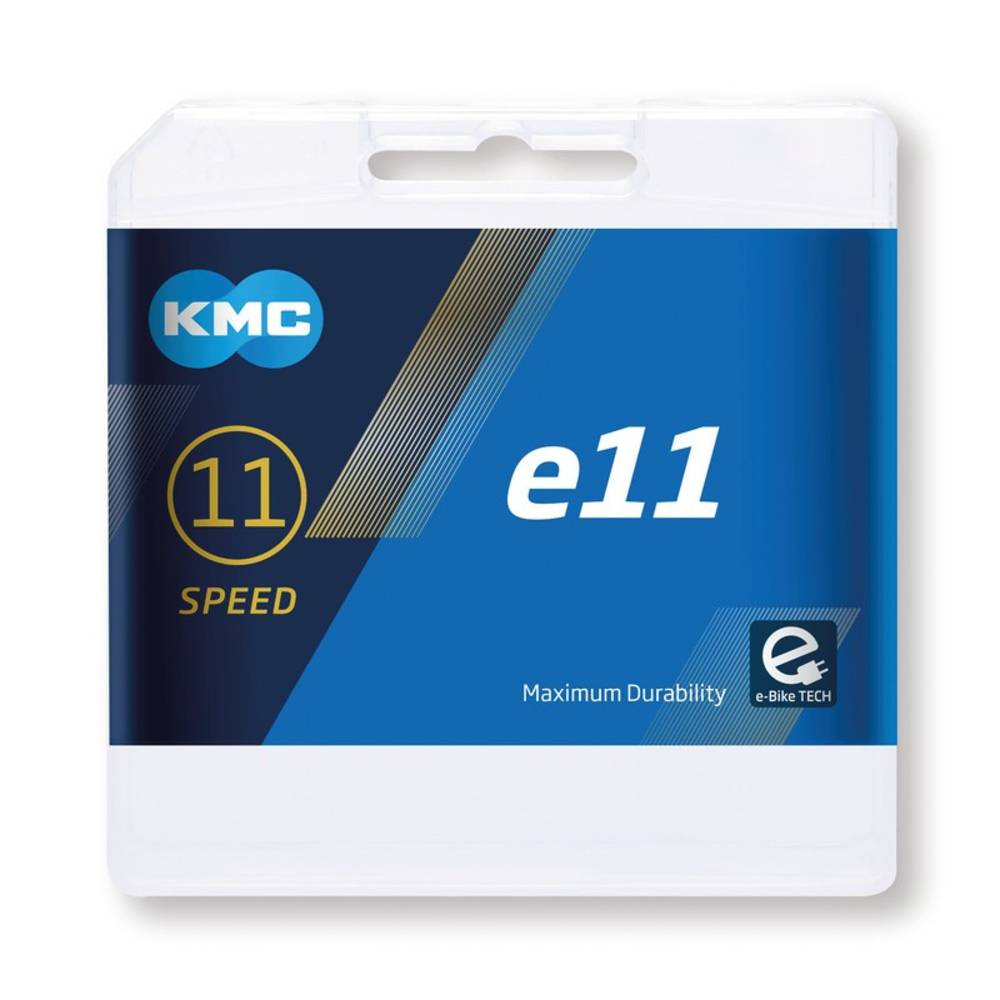 KMC Schaltungskette e11 für E-Bike 1/2" x 11/128", 122 Glieder, 5,65mm,11-fach, silber