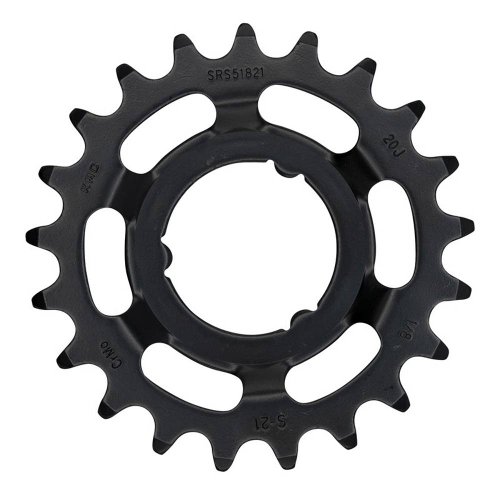 KMC Antriebsritzel E-Bike für Shimano 1/2" x 1/8", 21 Zähne,, schwarz