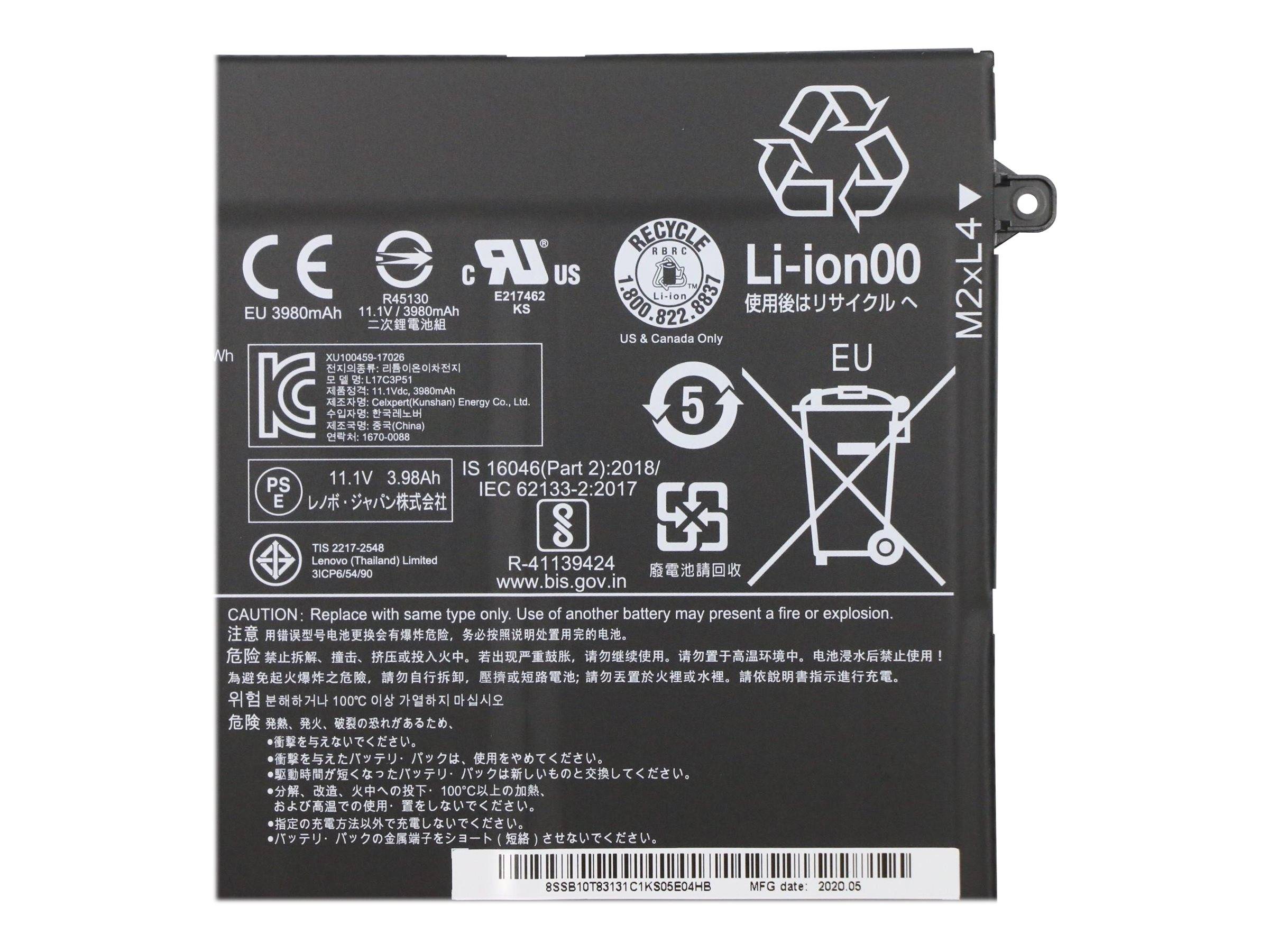 LENOVO - Celxpert - Laptop-Batterie - Lithium-Ionen - 3 Zellen