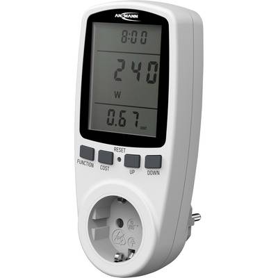 ANSMANN 1260-0007 Energiekosten-Messgerät APM2 Strom / Energie / Licht Steckdosenleisten