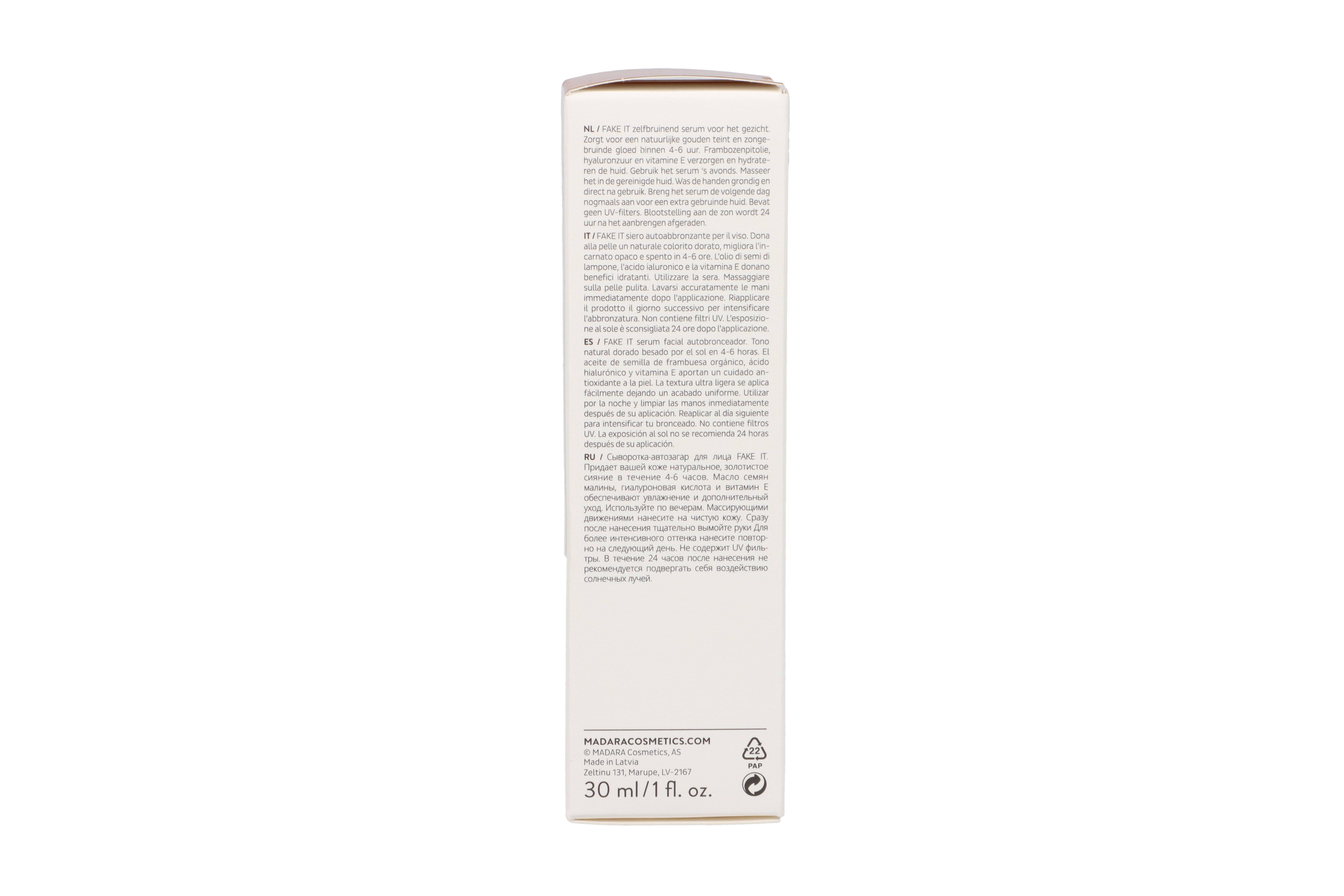 Madara Fake It Healthy Glow Self Tan Serum 30 ml