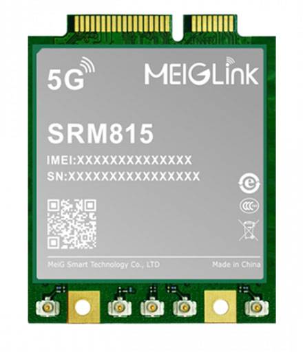 MeiG Smart SRM815X-EA Mini-PCIe Modem (5G/LTE CAT6 3Gbit/300 Mbit)