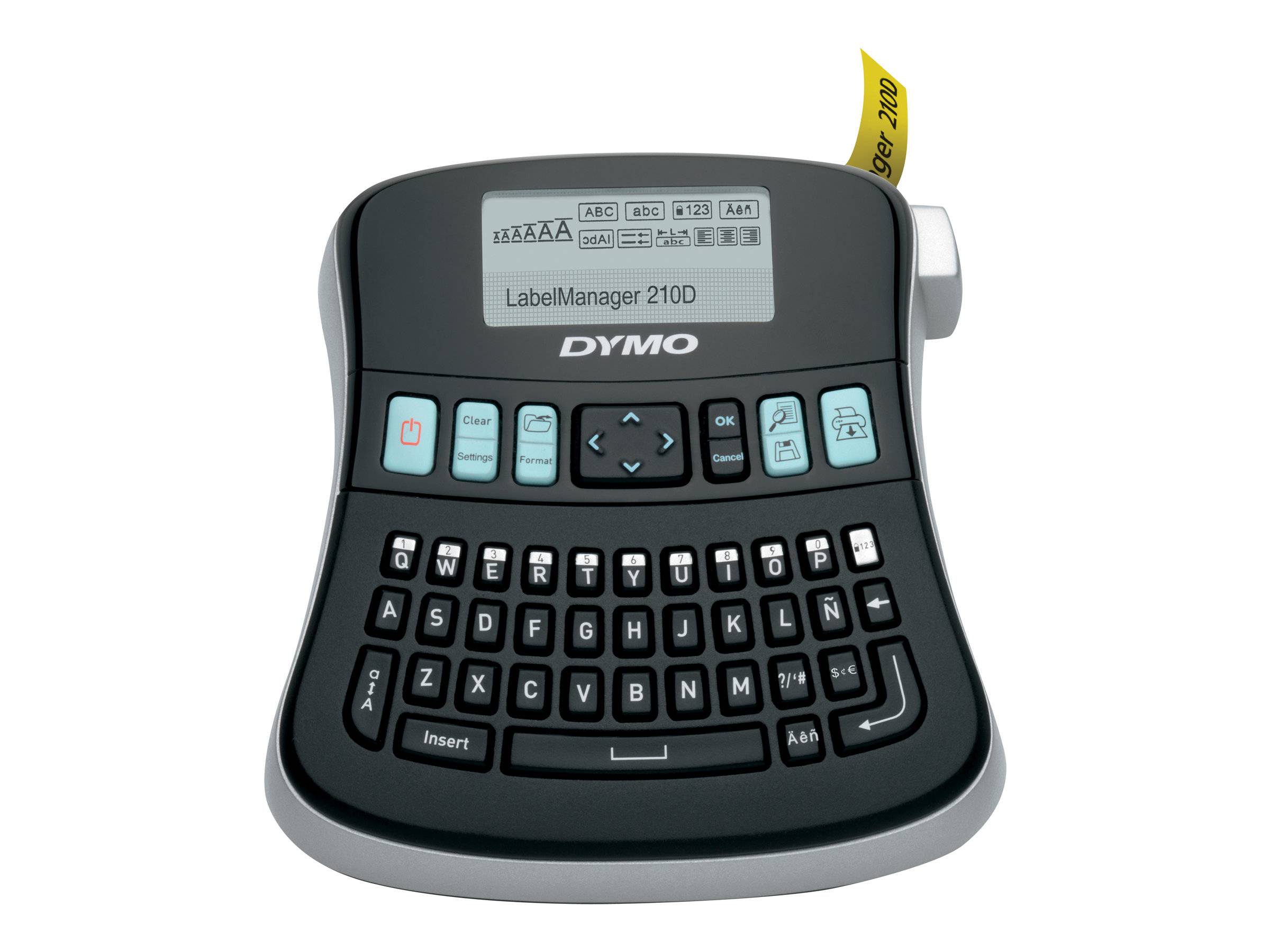 DYMO LabelManager 210D+ 6/9/12 mm D1-Bänder Qwerty EU