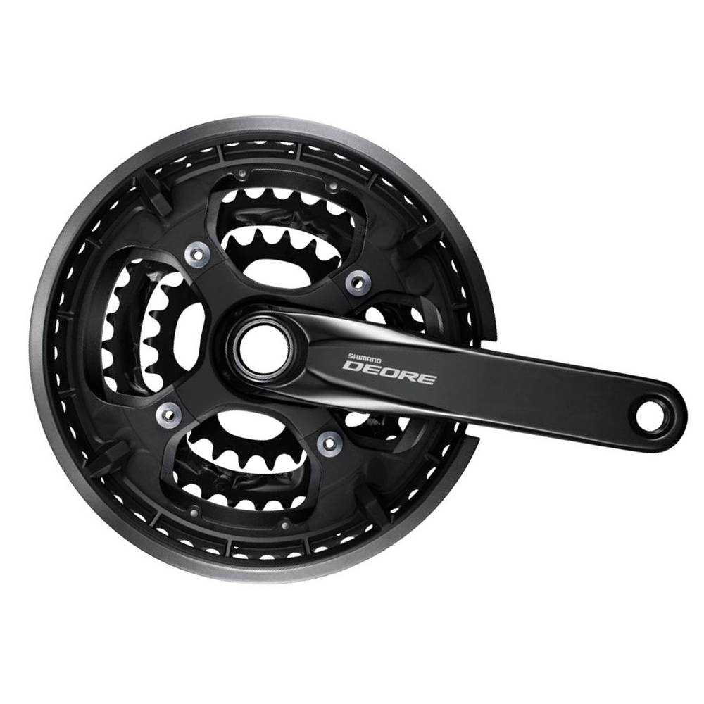 SHIMANO EFCT6010CX866CL Kurbelgarnitur T 6010 48/36/26 170mm FC-T 6010, schwarz, mit KSS, 2-PCS, schwarz (1 Set)