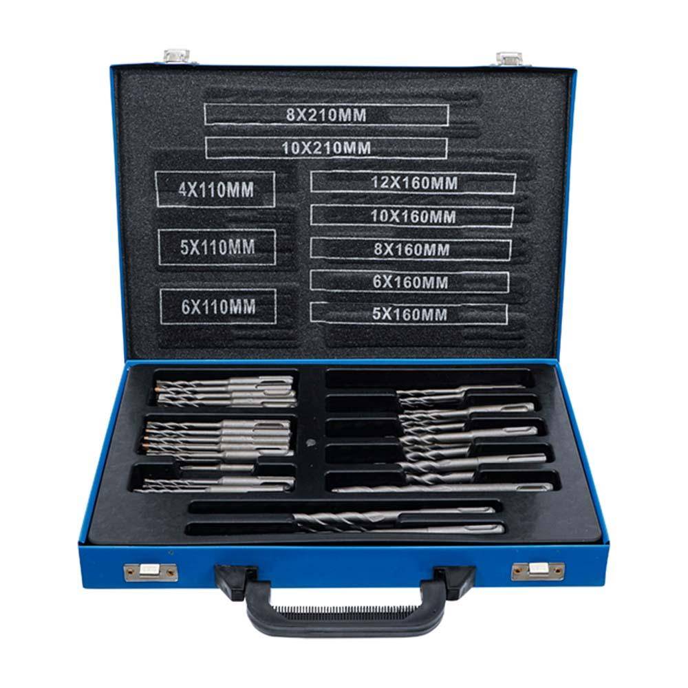 Hammerbohrersatz - mit SDS-Schaft und Hartmetallspitze - Durchmesser 4 bis 12 mm