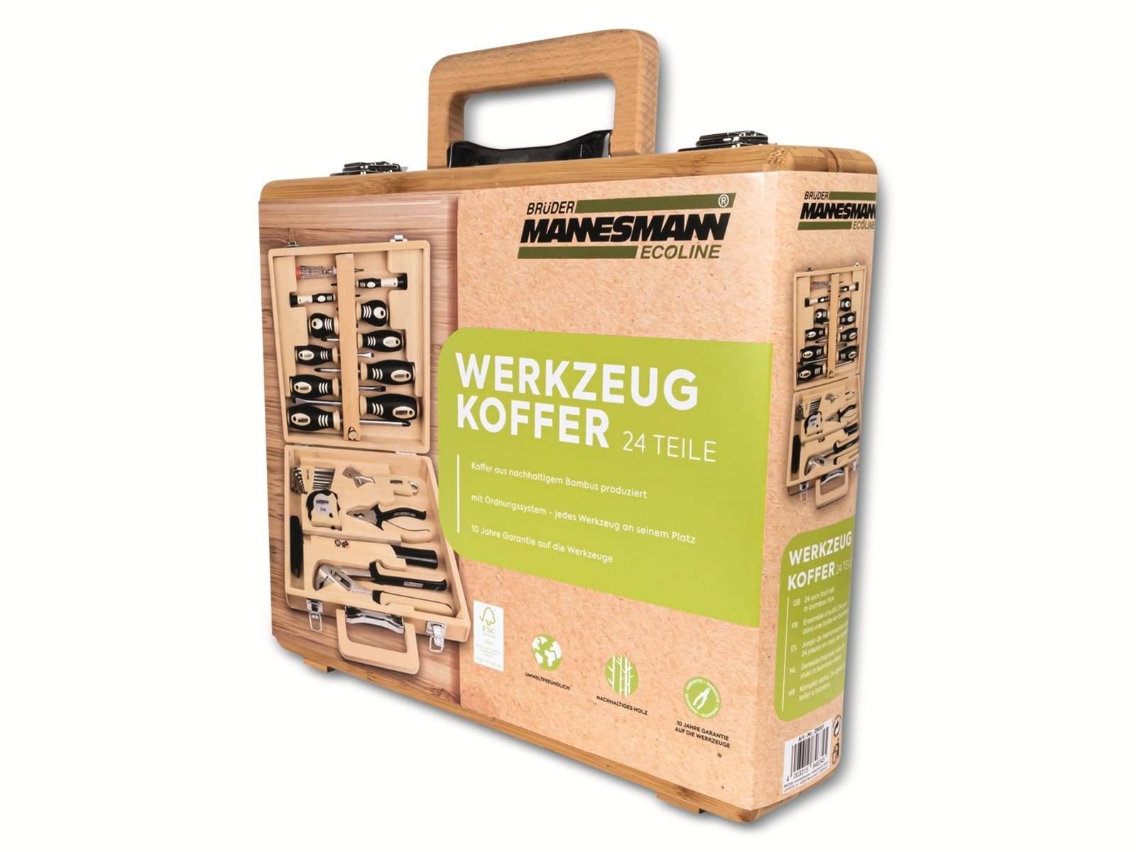 BRÜDER MANNESMANN Werkzeugkoffer, 24-teilig