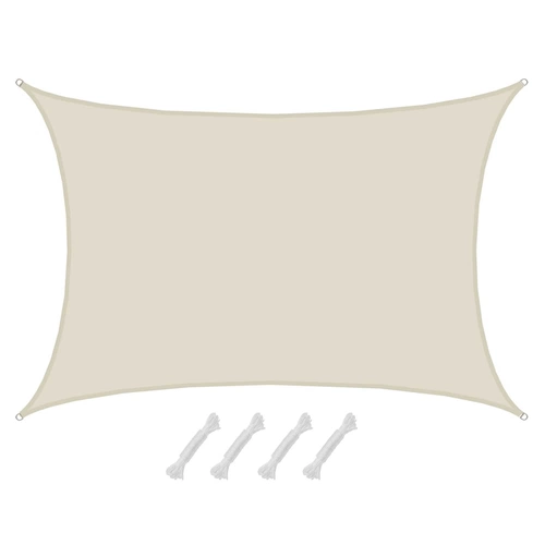 UV Sonnensegel Wasserdicht 6x4 - Rechteckig - Sonnenschutz Segel Garten Terrasse UV Sonnensegel Wasserdicht 6x4 - Rechteckig - Sonnenschutz Segel Garten Terrasse