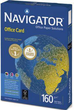 Navigator Kopierpapier Office Card 82487A16S DIN A4 160g 250 Bl./Pack.
