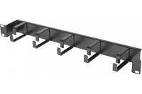 Dexlan 754532, Kabelmanagementtafel, Schwarz, Stahl, 1U, 48,3 cm (19 Zoll)