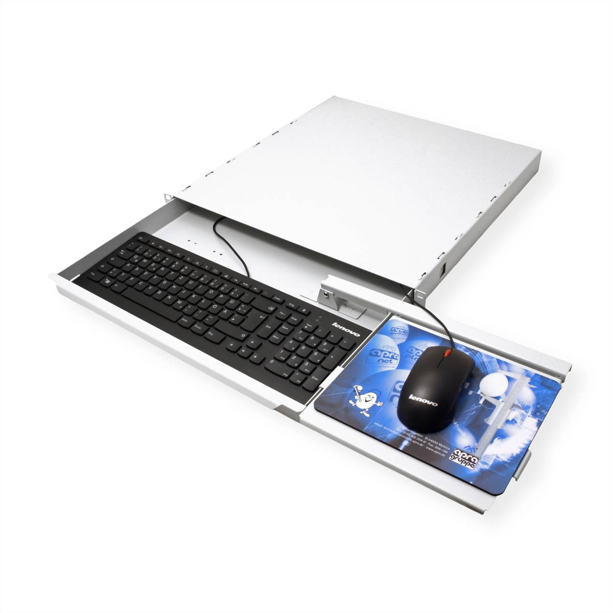 19"-Tastatureinschub 1 HE ohne Tastatur