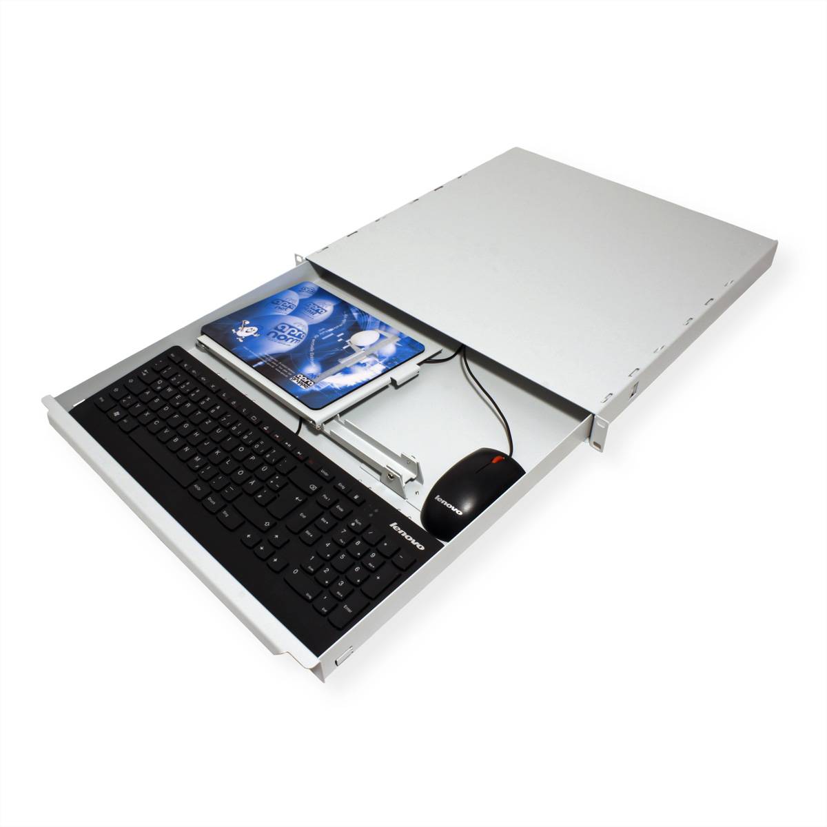 19"-Tastatureinschub 1 HE ohne Tastatur