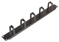 MicroConnect Cable Management D-Ring - Kabelmanagement - Schwarz - 1U - 48.3 cm (19")