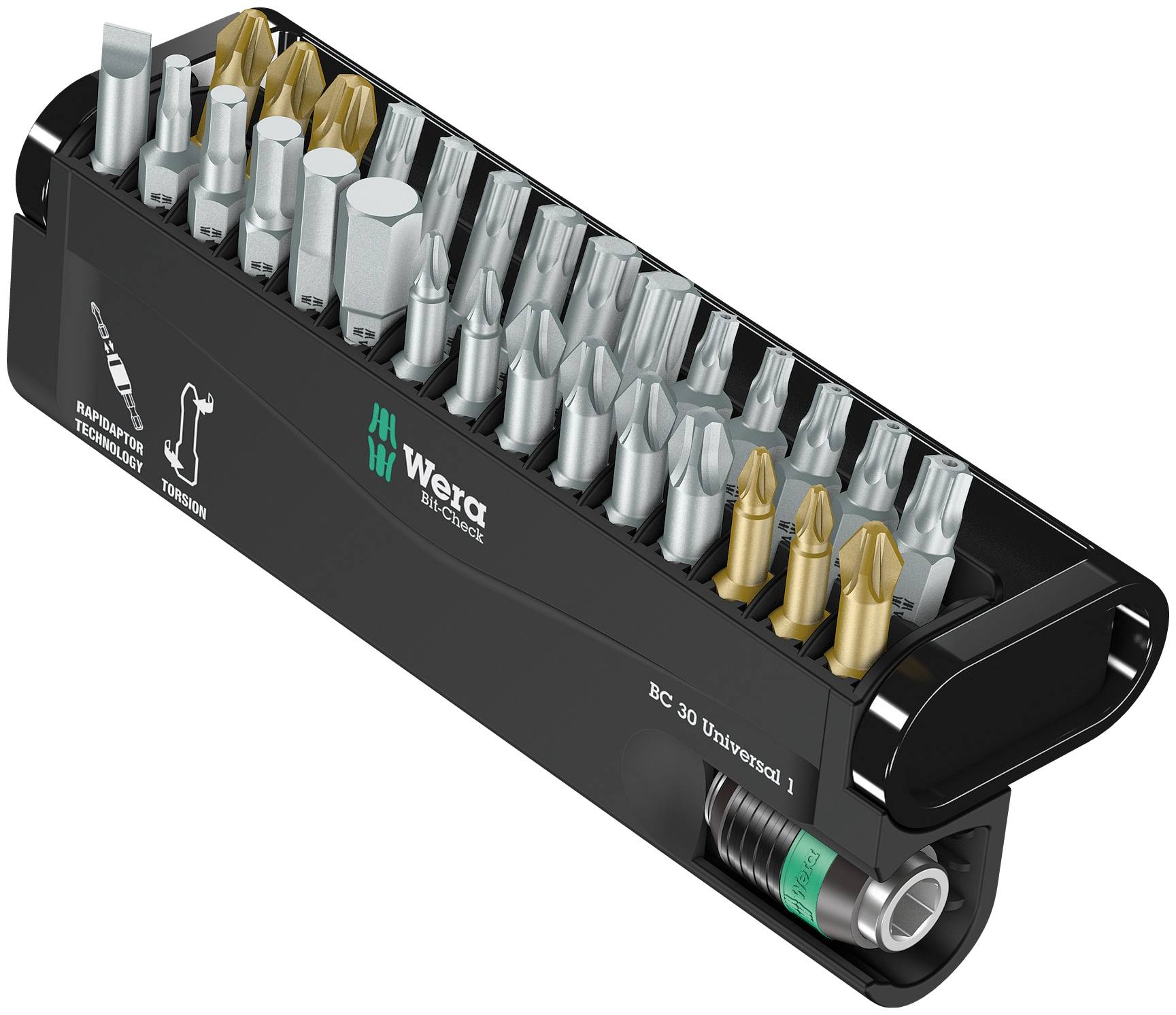 WERA Bit-Satz Bit-Check 30 Universal 1, 05056440001, 30-teilig