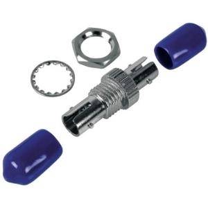 LWL Kupplung ST/ST, Simplex, Multimode, Metall-Gehäuse mit Metall-Ferrule (90701)