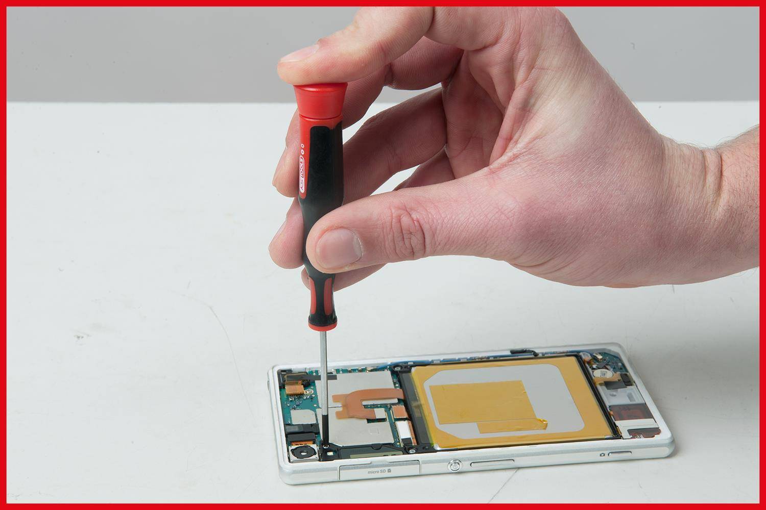 KS TOOLS Feinmechanik-Schraubendreher Innensechskant, 3,5mm (500.7123)
