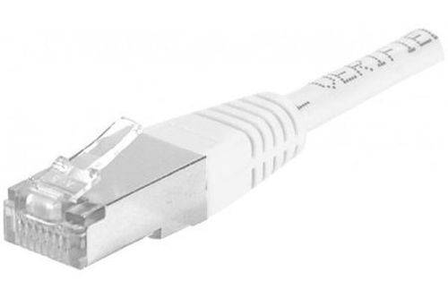 Dexlan Patchkabel Cat. 6A, S/FTP (PiMF), weiß, 7,5 m