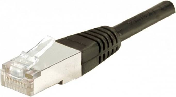 Dexlan Patchkabel Cat. 6A, S/FTP (PiMF), schwarz, 10,0 m