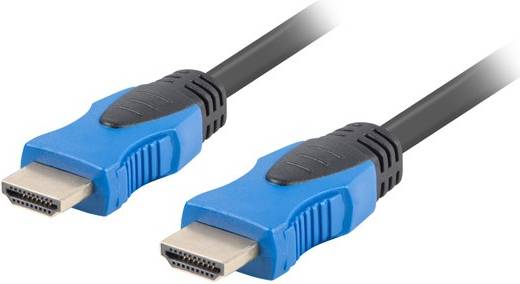 Lanberg CA-HDMI-20CU-0150-BK, 15 m, HDMI Typ A (Standard), HDMI Typ A (Standard), 3D, 18 Gbit/s, Schwarz