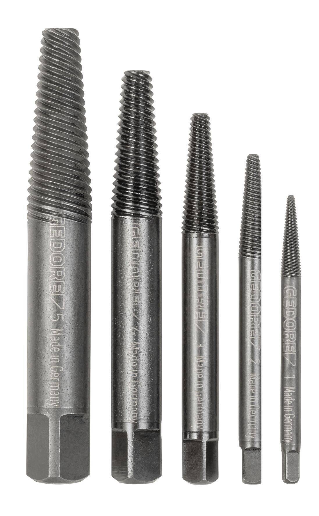 GEDORE 8551-55 Schraubenausdreher-Satz 5-teilig M3-M18