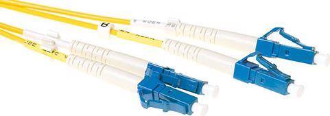 ACT 2.5 meter LSZH Singlemode 9/125 OS2 fiber patch cable duplex with LC connectors