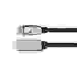 Anschlusskabel DisplayPort 1.4 an HDMI 2.0, 4K / UHD @60Hz, Vollmetallstecker, vergoldete Kontakte, OFC, schwarz, 3m