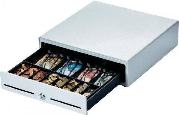 Metapace Mini-Kassenschublade K-2, Weiß (mpk2w-c)