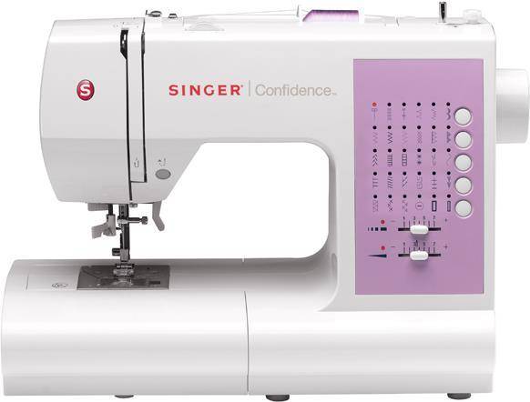 SINGER 7463 Confidence Halbautomatische Nähmaschine Elektro (7463D)