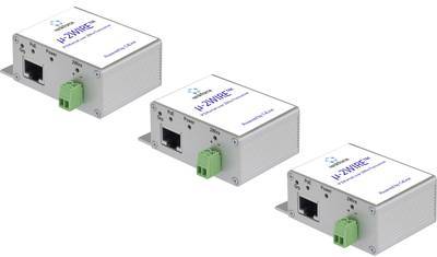 Renkforce Netzwerkverlängerung 2-Draht Reichweite >>3 Stück<< (max.): 300 m 200 MBit/s RF-3684876 (RF-3684876)