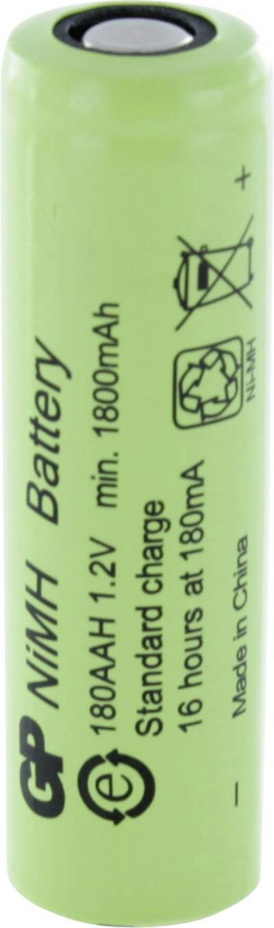 GP Batteries Mignon (AA)-Akku NiMH GP180AAH 1800 mAh 1.2 V 1 St
