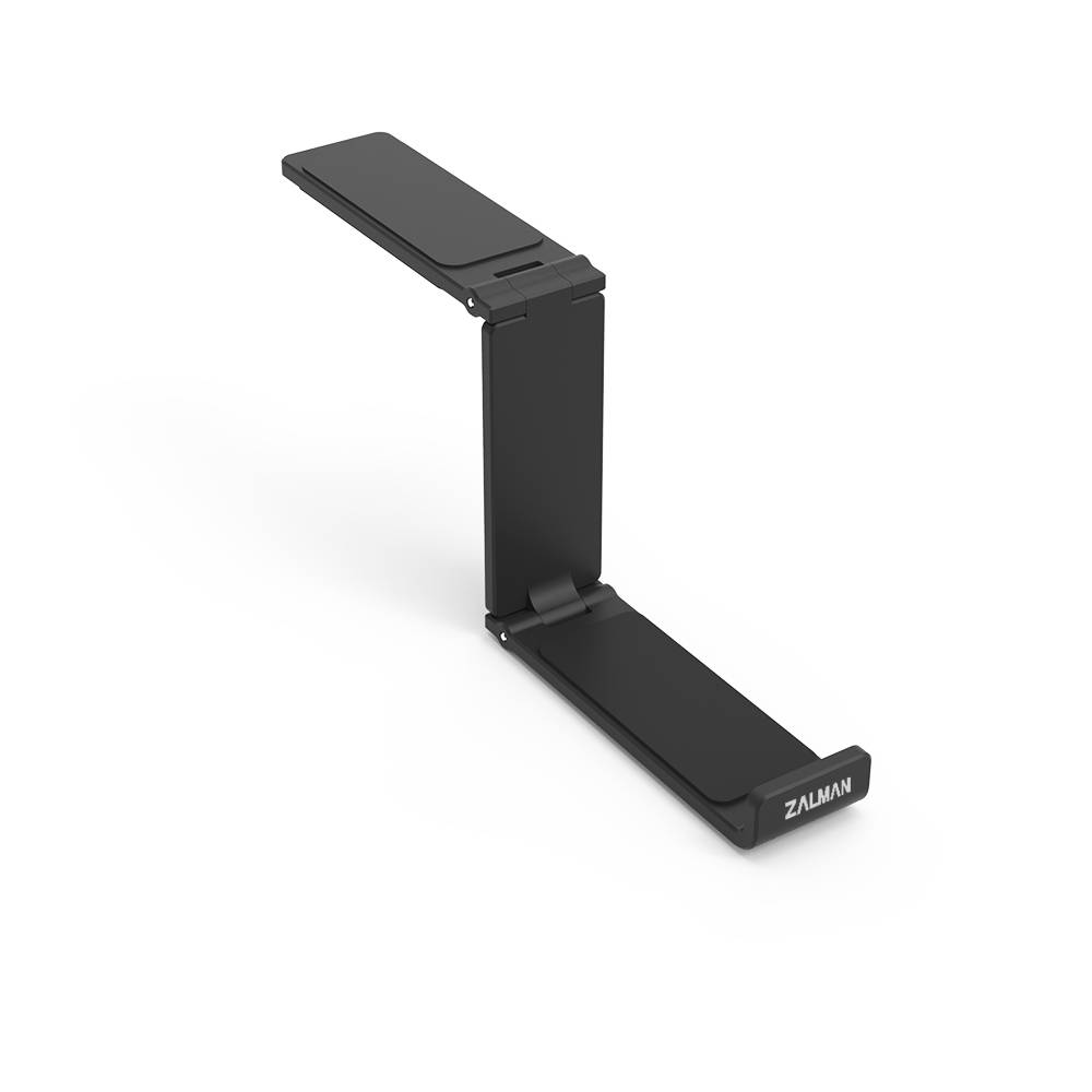 Zalman Aluminum Headset Hanger - Easy attachable to PC or desk - strong magnet