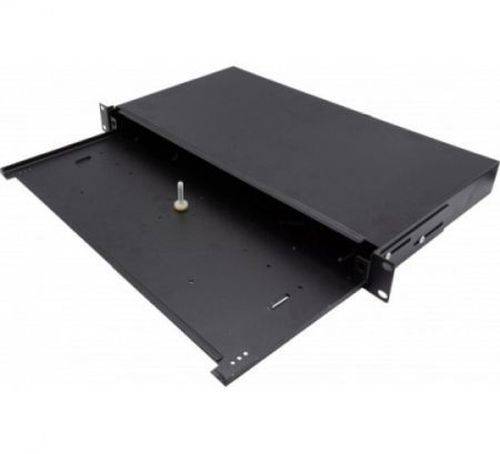 Dexlan LWL Spleißbox, unbestückt, ohne Frontblende, 19", ausziehbar, schwarz