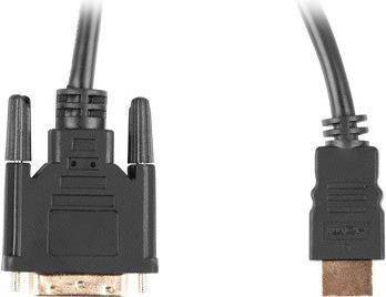 Lanberg CA-HDDV-20CU-0030-BK Videokabel-Adapter 3 m HDMI Typ A (Standard) DVI-D Schwarz (CA-HDDV-20CU-0030-BK)